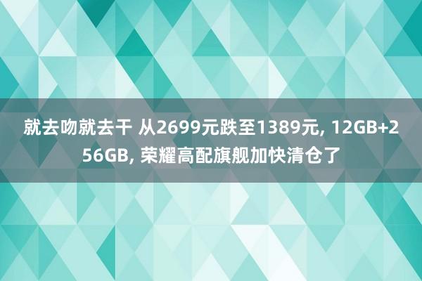 就去吻就去干 从2699元跌至1389元， 12GB+256GB， 荣耀高配旗舰加快清仓了