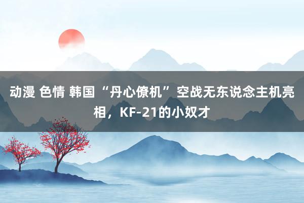 动漫 色情 韩国 “丹心僚机” 空战无东说念主机亮相，KF-21的小奴才